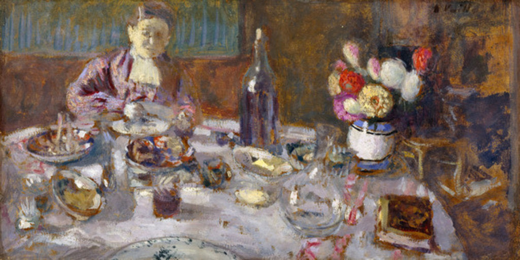 Detail of Luncheon, 1901 by Edouard Vuillard