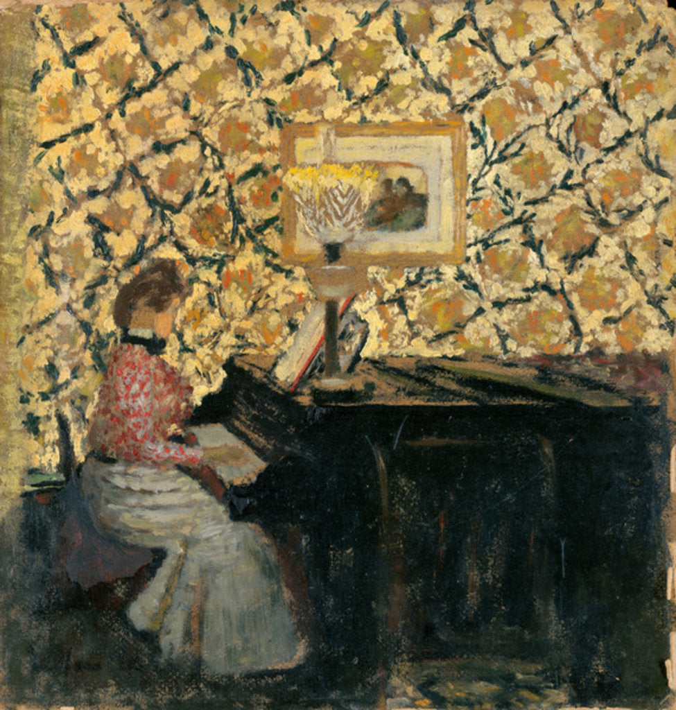 Detail of Misia at the Piano, 1895-96 by Edouard Vuillard