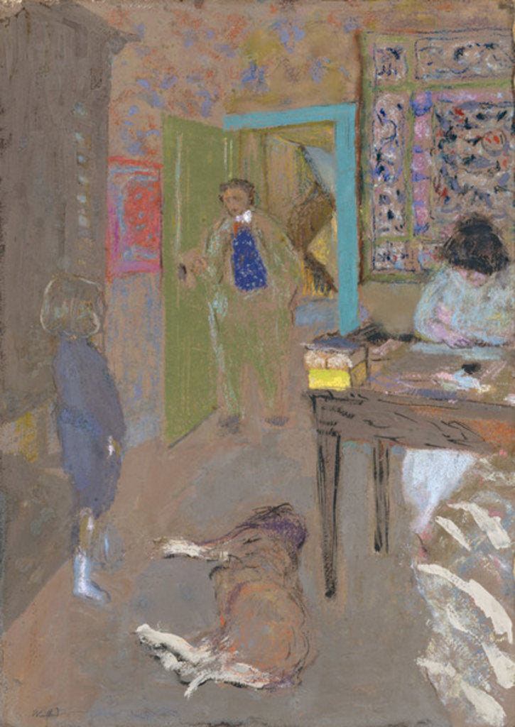 Detail of Interior at Saint-Jacut, 1909 by Edouard Vuillard