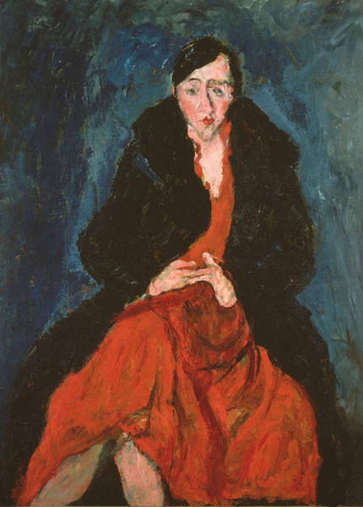 Detail of Portrait of Madeleine Castaing, c.1929 by Chaim Soutine