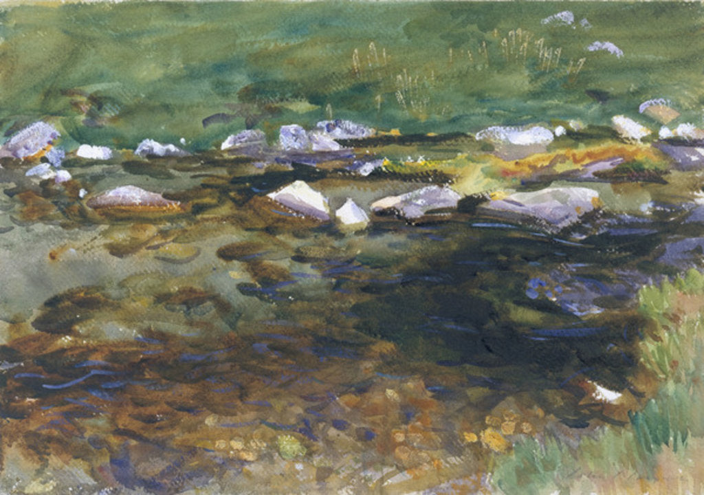 Detail of Brook and Meadow, c.1907 by John Singer Sargent