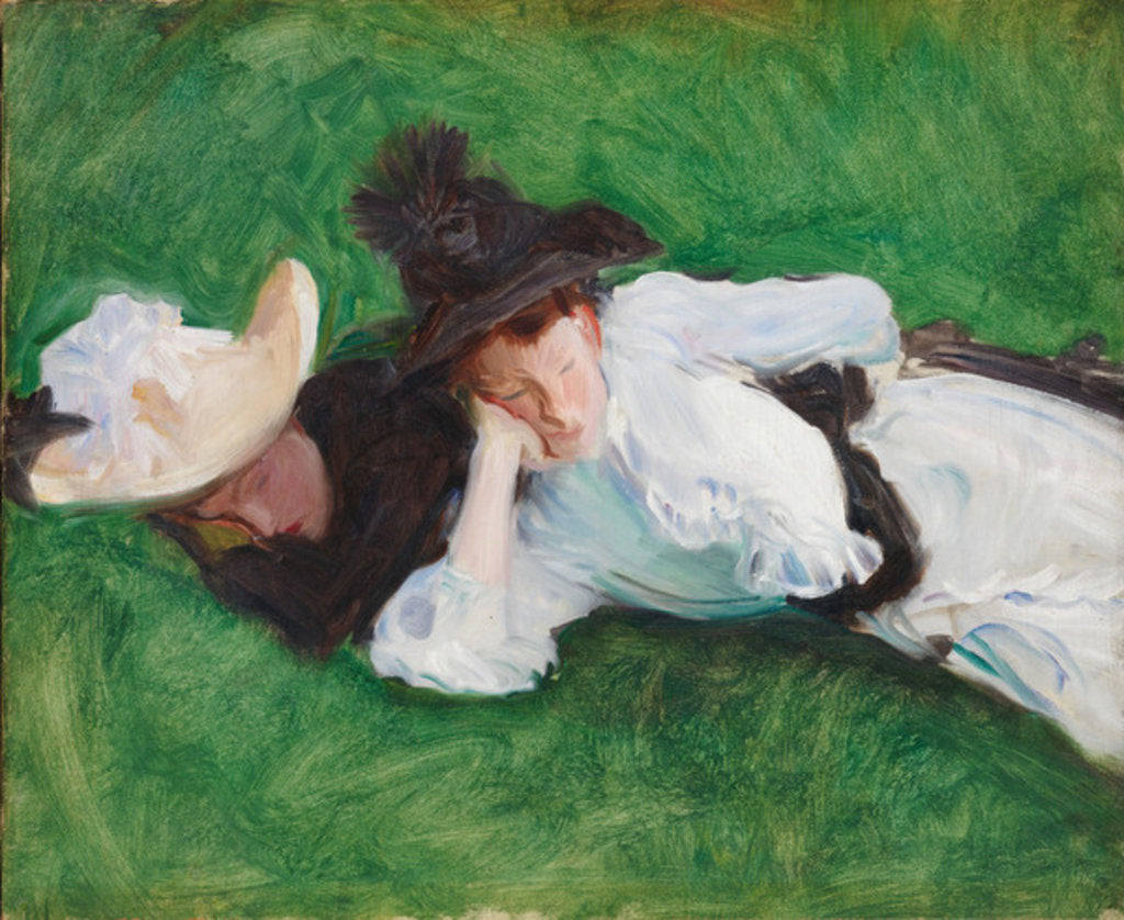 Detail of Two Girls on a Lawn, 1889 by John Singer Sargent