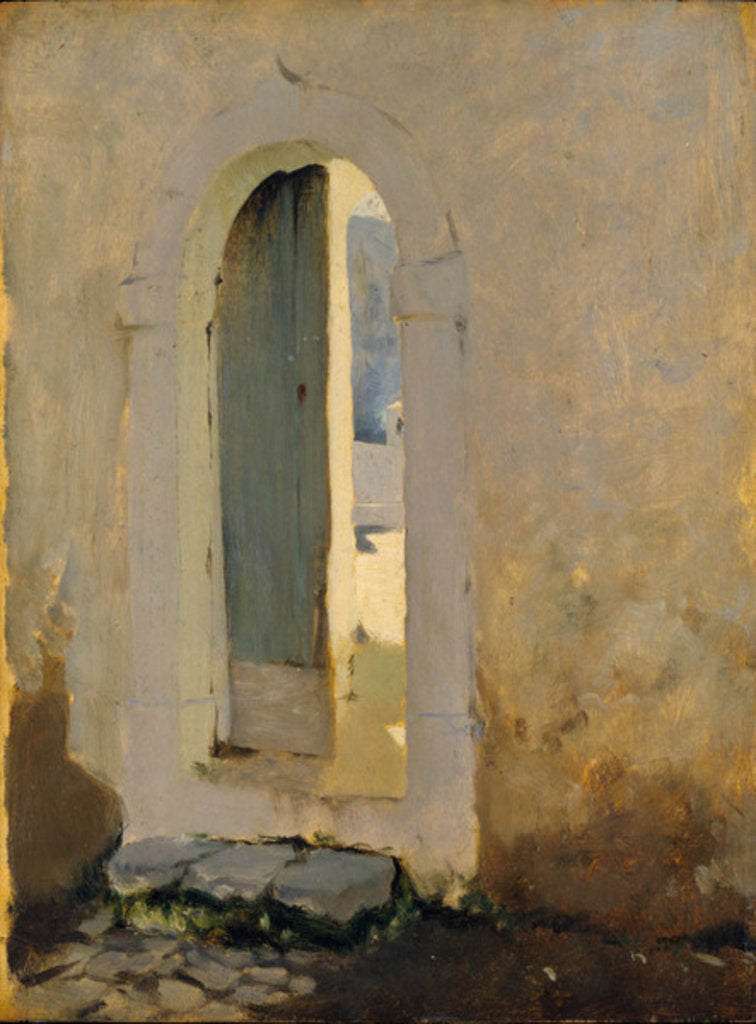 Detail of Open Doorway, Morocco, 1879-80 by John Singer Sargent