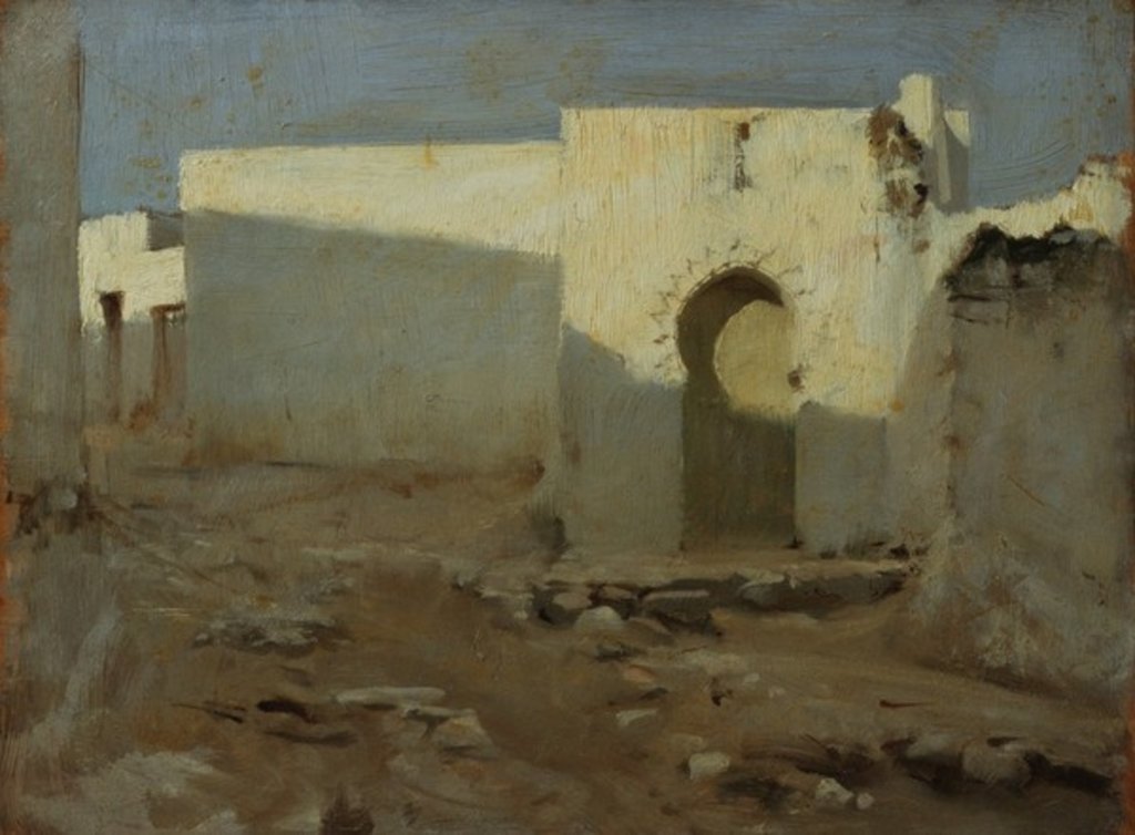 Detail of Moorish Buildings in Sunlight, 1879-80 by John Singer Sargent