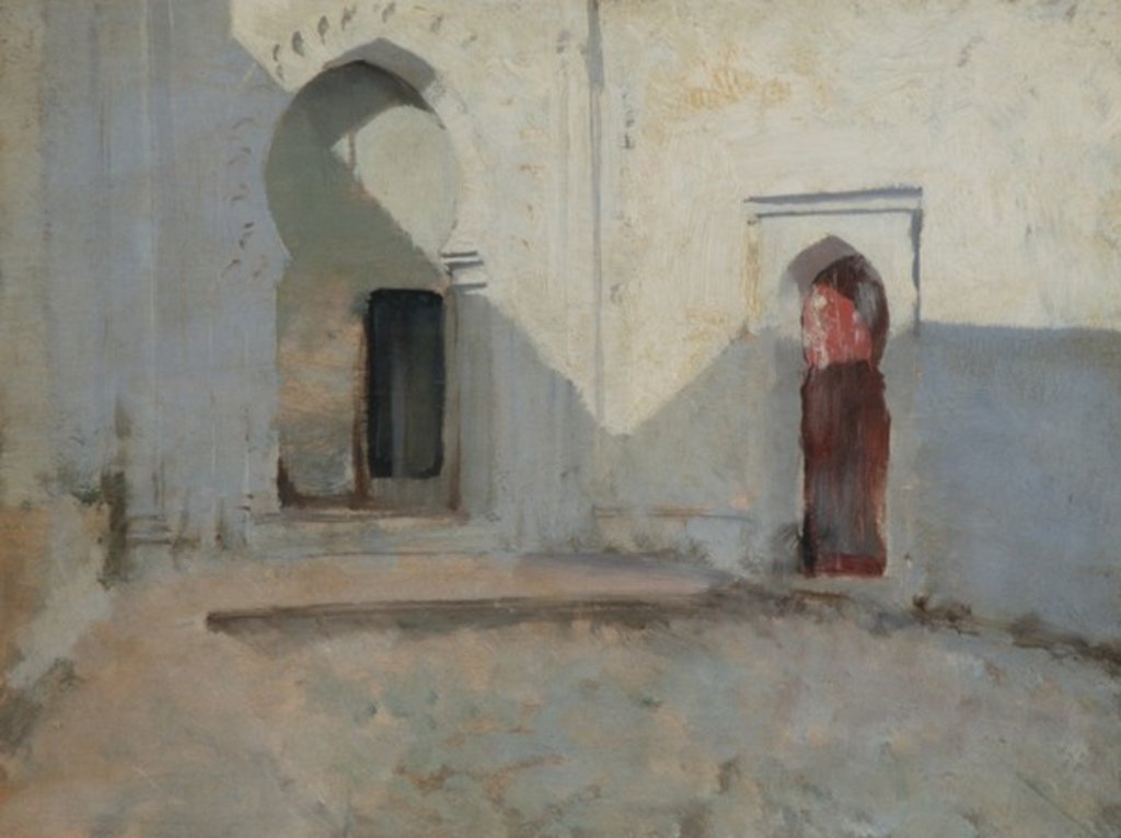 Detail of Courtyard, Tetuan, Morocco, 1879-80 by John Singer Sargent