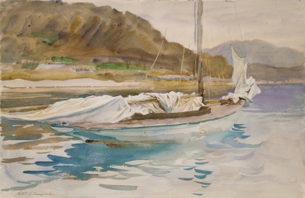 Detail of Idle Sails, 1913 by John Singer Sargent