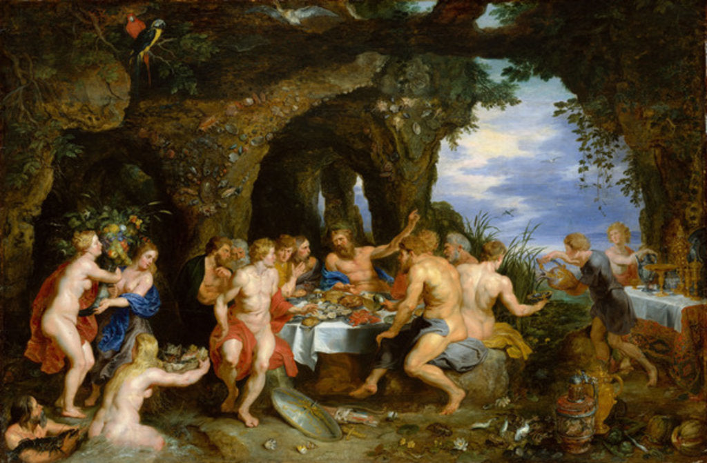 Detail of The Feast of Acheloüs, c.1615 by Jan & Rubens P.P. Brueghel