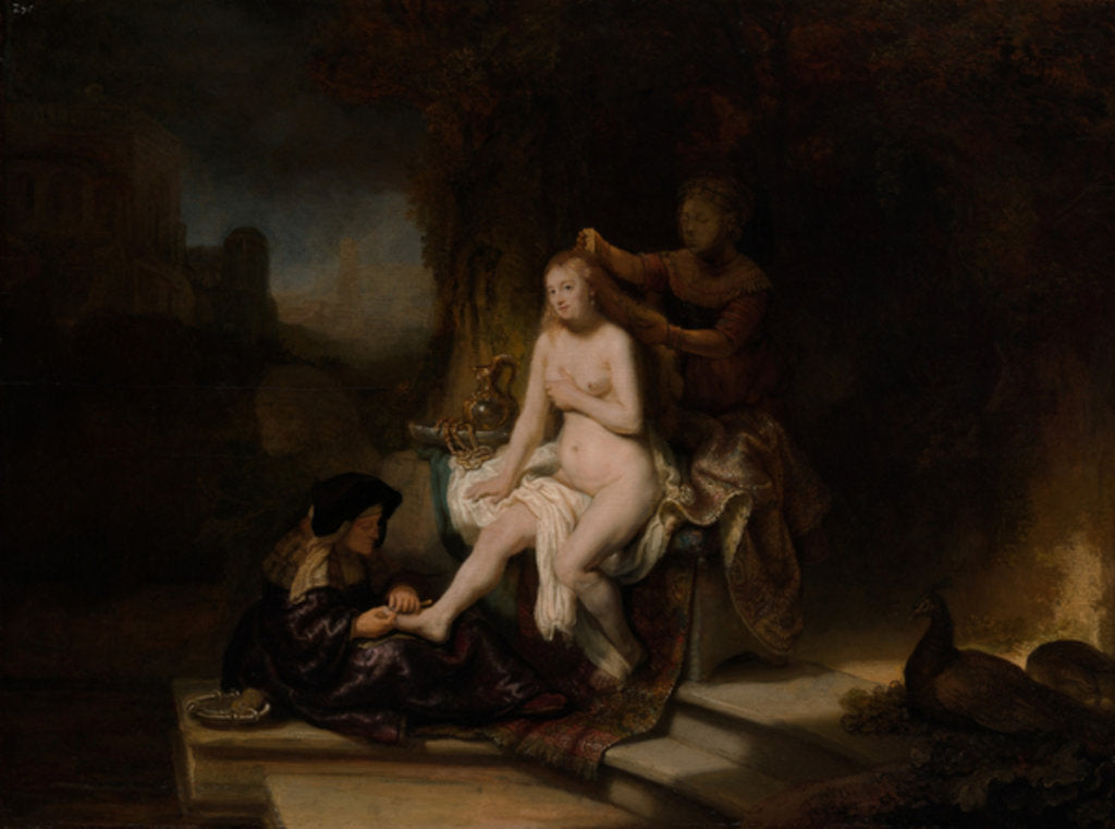 Detail of The Toilet of Bathsheba, 1643 by Rembrandt Harmensz. van Rijn