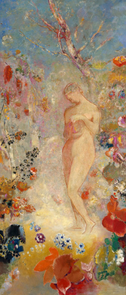 Detail of Pandora, c.1914 by Odilon Redon