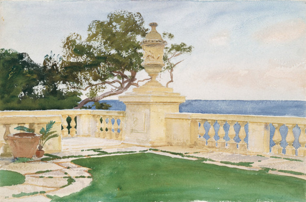 Detail of Terrace, Vizcaya, 1917 by John Singer Sargent