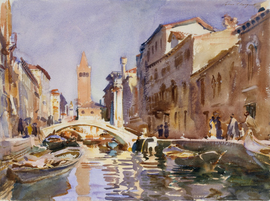 Detail of Venetian Canal, 1913 by John Singer Sargent