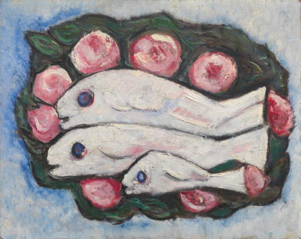 Detail of Banquet in Silence, 1935-36 by Marsden Hartley
