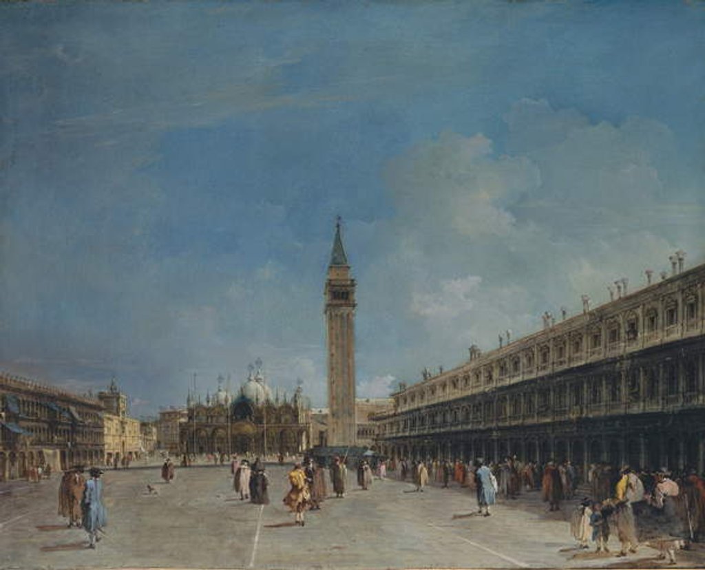 Detail of Piazza San Marco, 1760 by Francesco Guardi