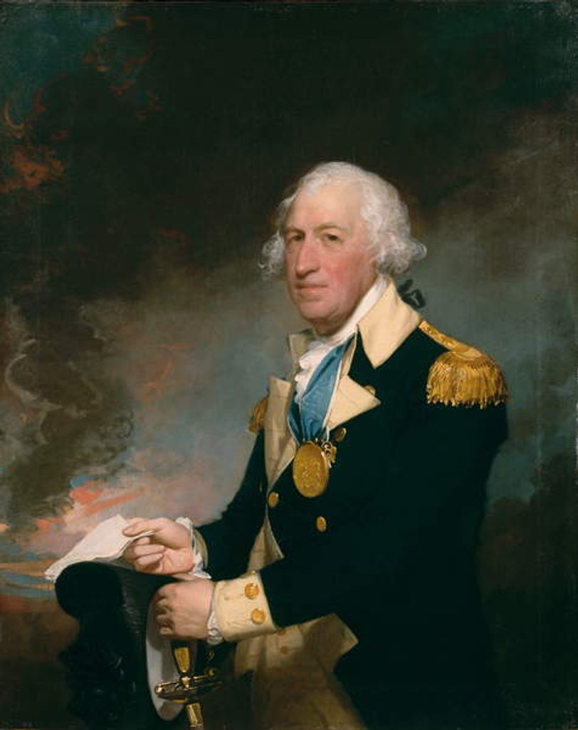 Detail of Horatio Gates, c.1793-94 by Gilbert Stuart