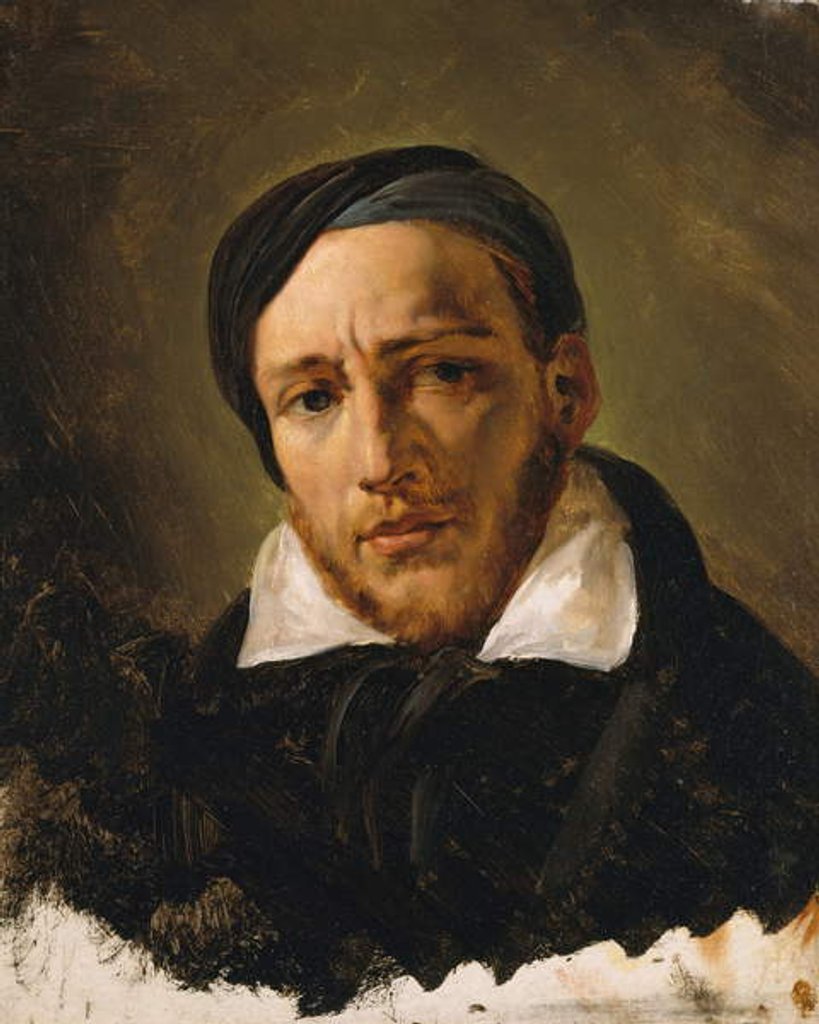 Detail of Jean-Louis-André-Théodore Gericault, c.1820-23 by Claude Joseph Vernet