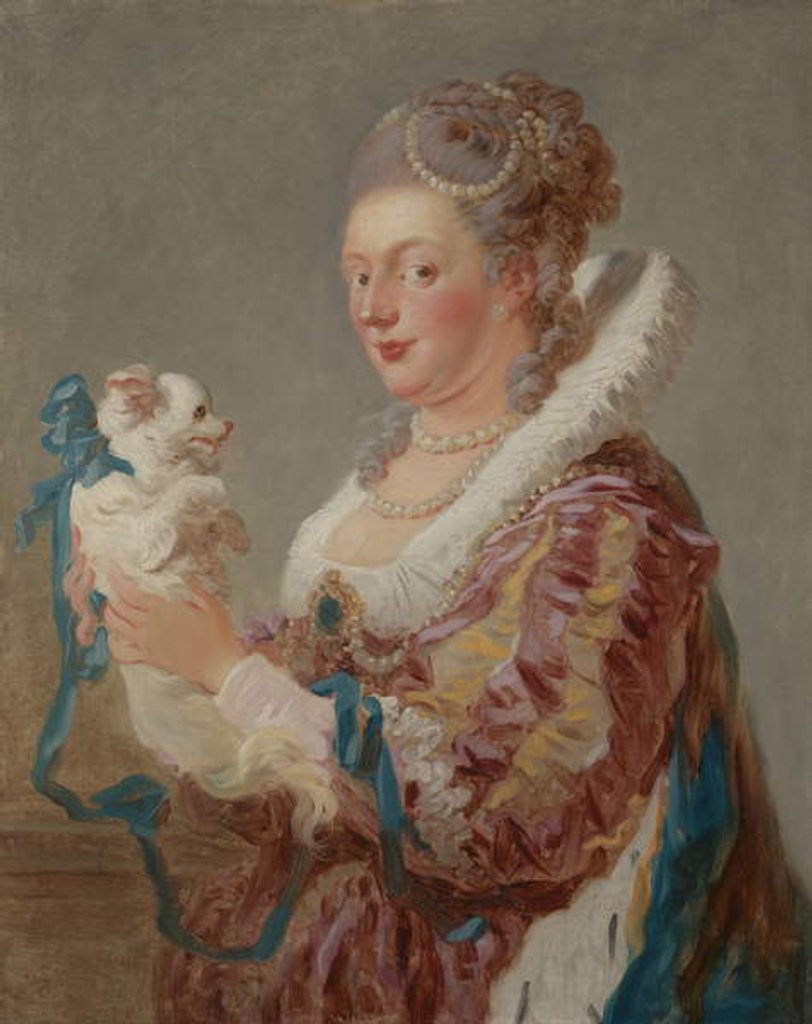Detail of A Woman with a Dog, c.1769 by Jean-Honore Fragonard