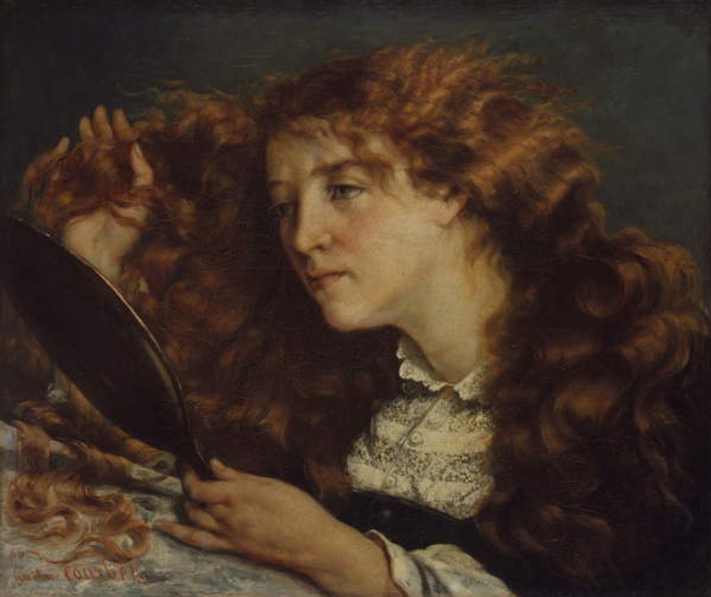 Detail of Jo, La Belle Irlandaise, 1865-66 by Gustave Courbet
