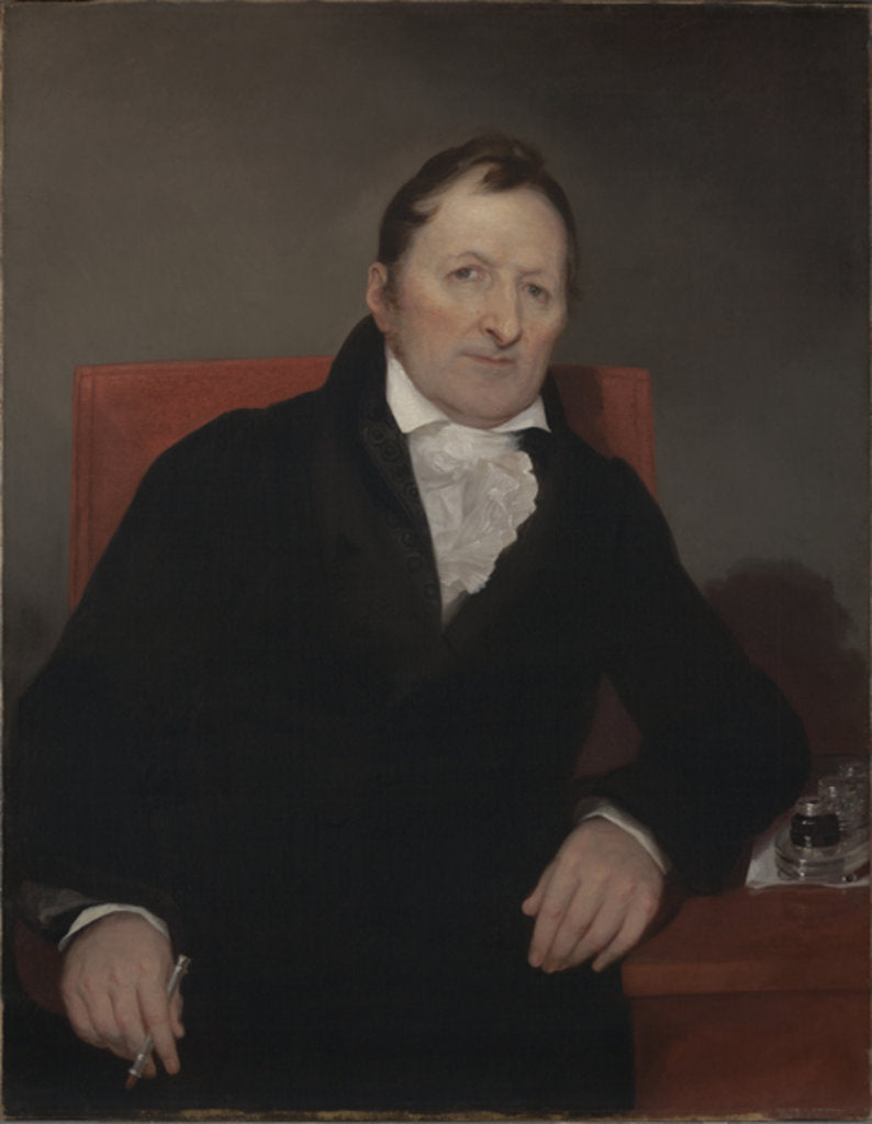 Detail of Eli Whitney, 1822 by Samuel Finley Breese Morse