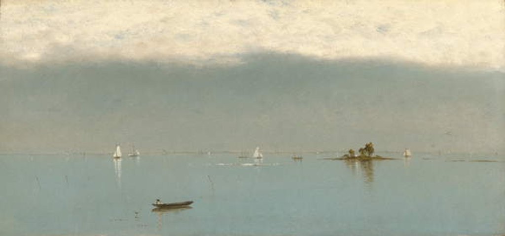 Detail of Passing off of the Storm, 1872 by John Frederick Kensett