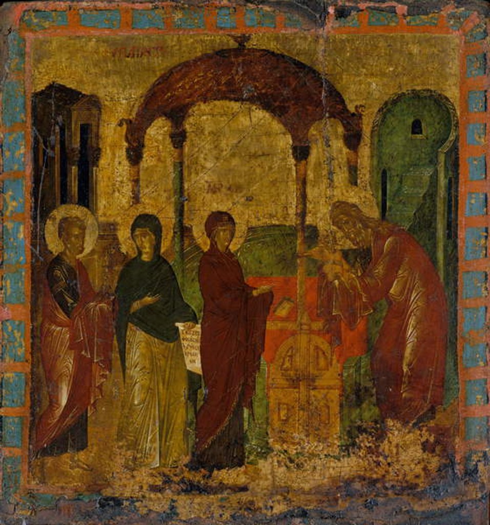 Detail of The Presentation in the Temple by Byzantine