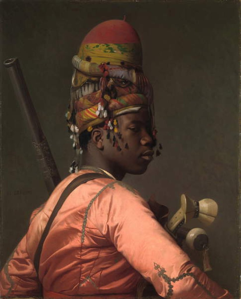 Detail of Bashi-Bazouk, 1868-69 by Jean Leon Gerome