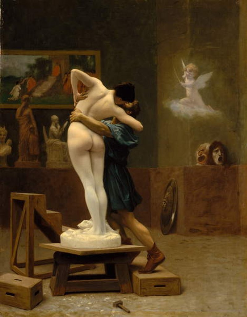 Detail of Pygmalion and Galatea, c.1890 by Jean Leon Gerome