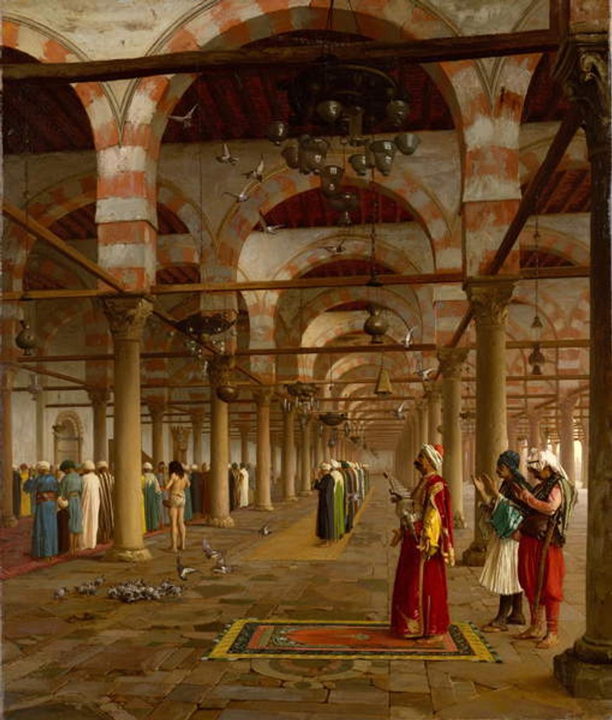 Detail of Prayer in the Mosque, 1871 by Jean Leon Gerome