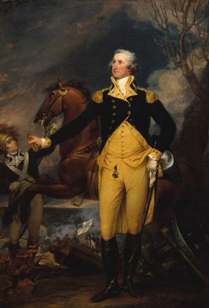 Detail of George Washington before the Battle of Trenton, c.1792–94 by John Trumbull