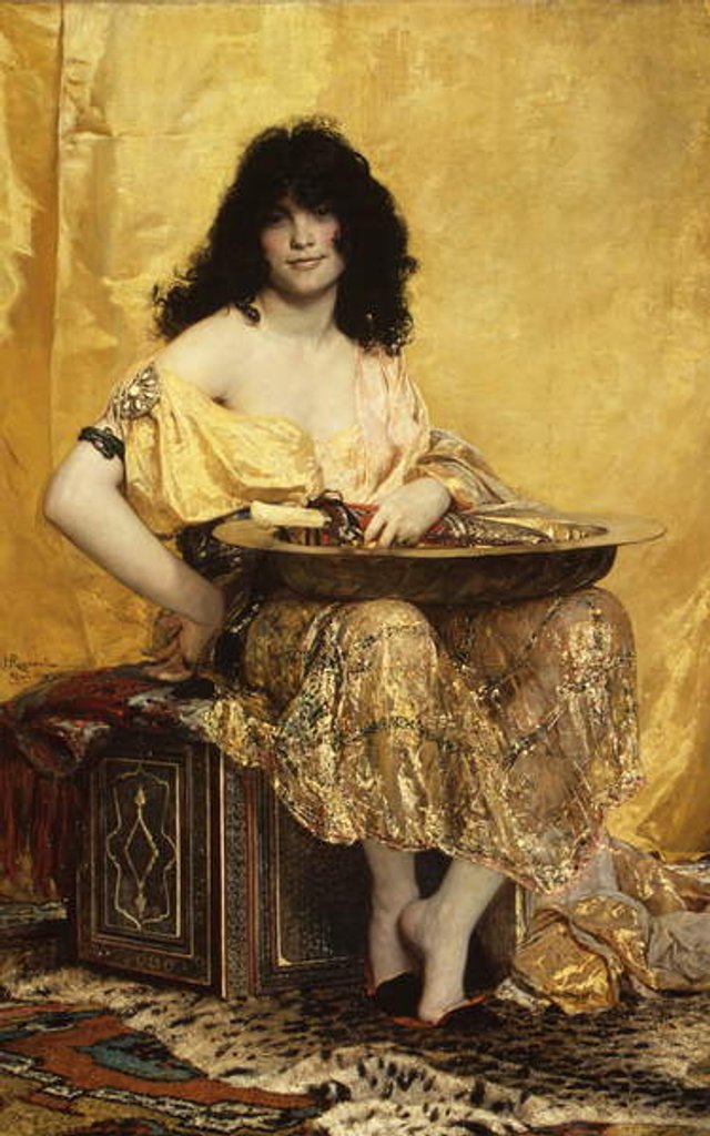Detail of Salomé, 1870 by Henri Alexandre Georges Regnault