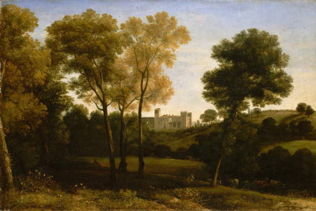 Detail of View of La Crescenza, 1648-50 by Claude Lorrain