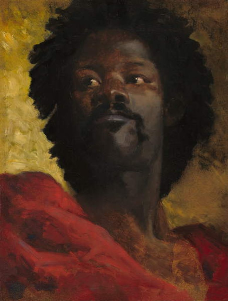 Detail of A Chief of Abyssinia, c.1870 by Henri-Victor Regnault