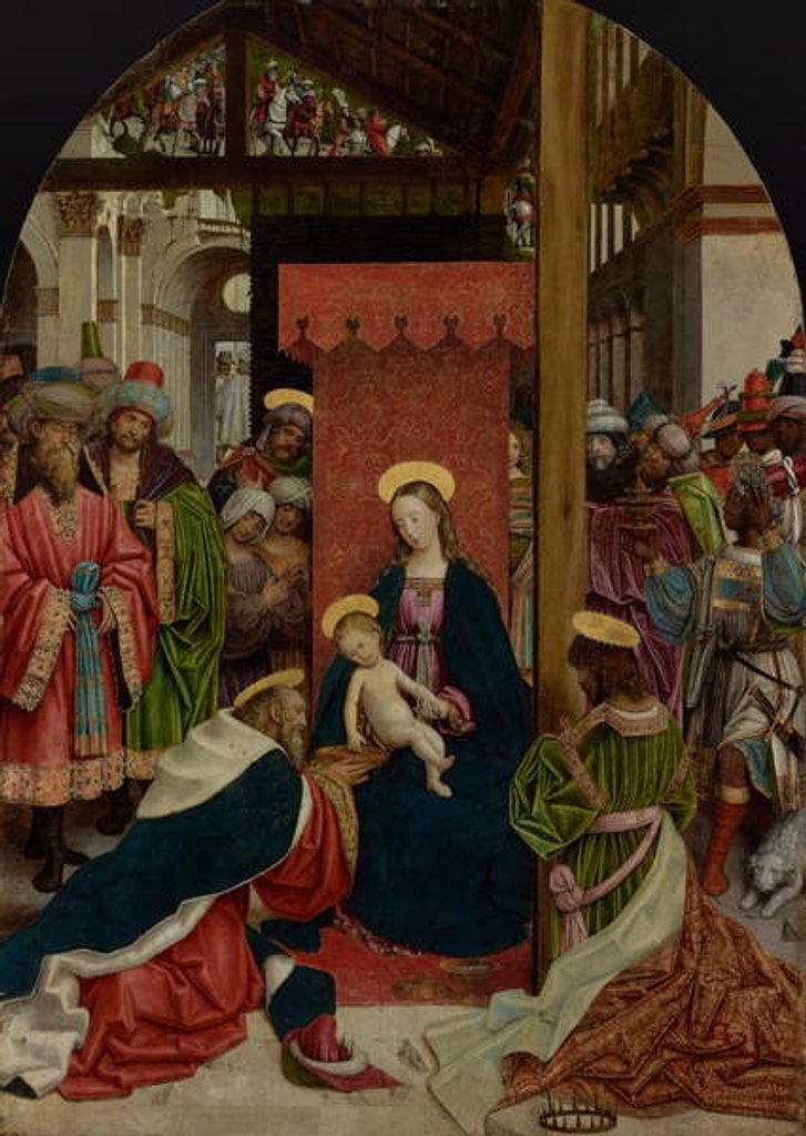 Detail of Adoration of the Magi, c.1520 by Defendente Ferrari