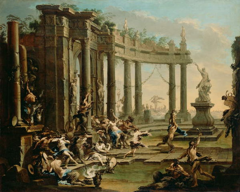 Detail of Bacchanale, c.1720-30 by Alessandro Magnasco
