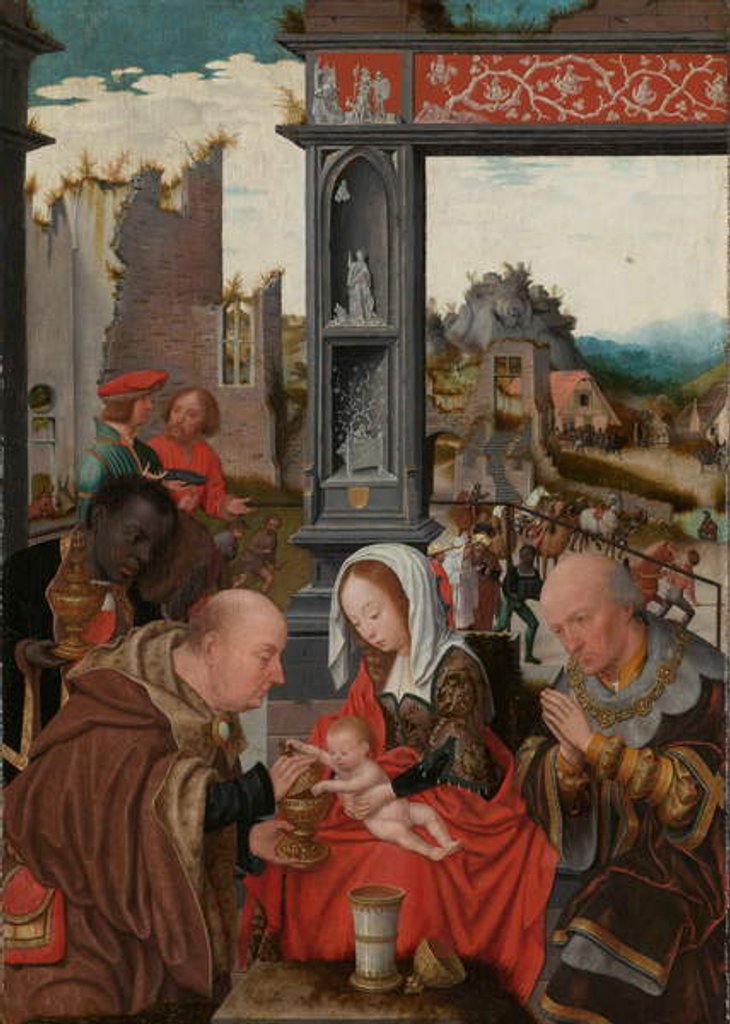 Detail of The Adoration of the Magi, c.1520-5 by Jan Mostaert