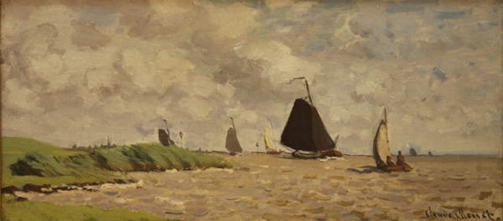 Detail of View from Voorzan, c.1871 by Claude Monet