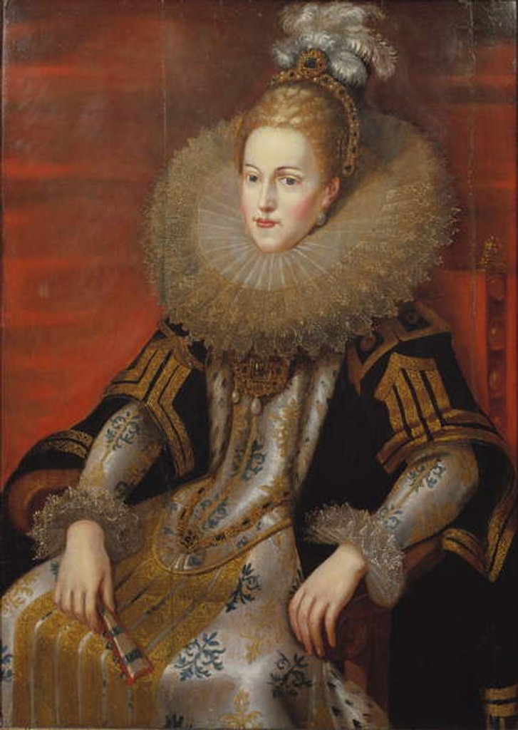 Detail of Isabella Clara Eugenia, c.1615 by Peter Paul Rubens