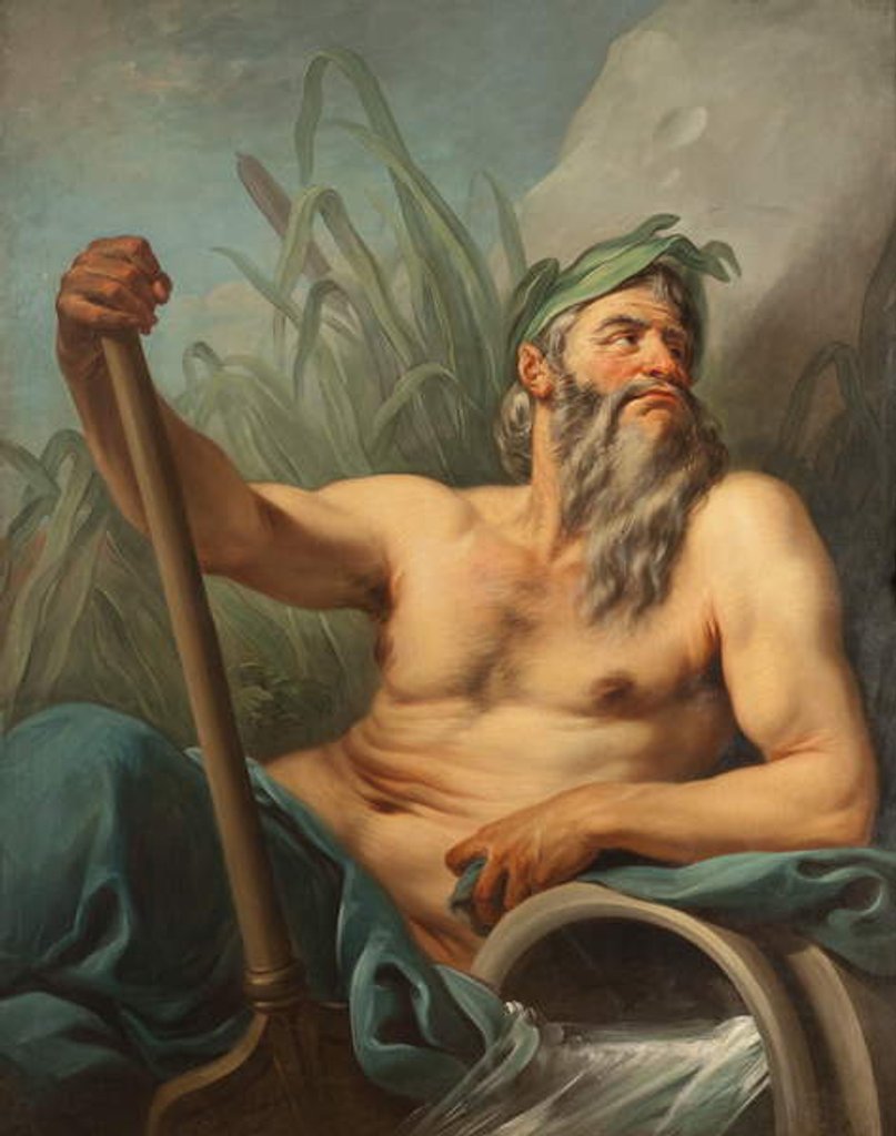 Detail of River God, c.1735-65 by Carle van Loo