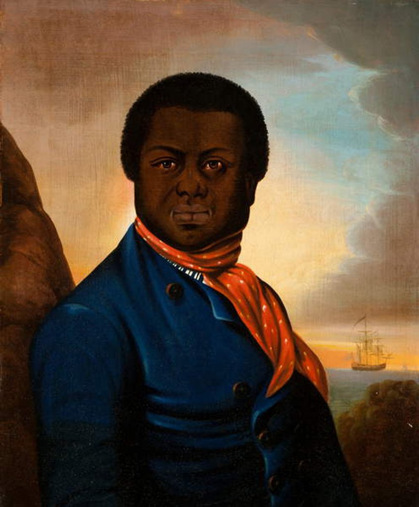 Detail of Portrait of a Sailor, c.1800 by American School