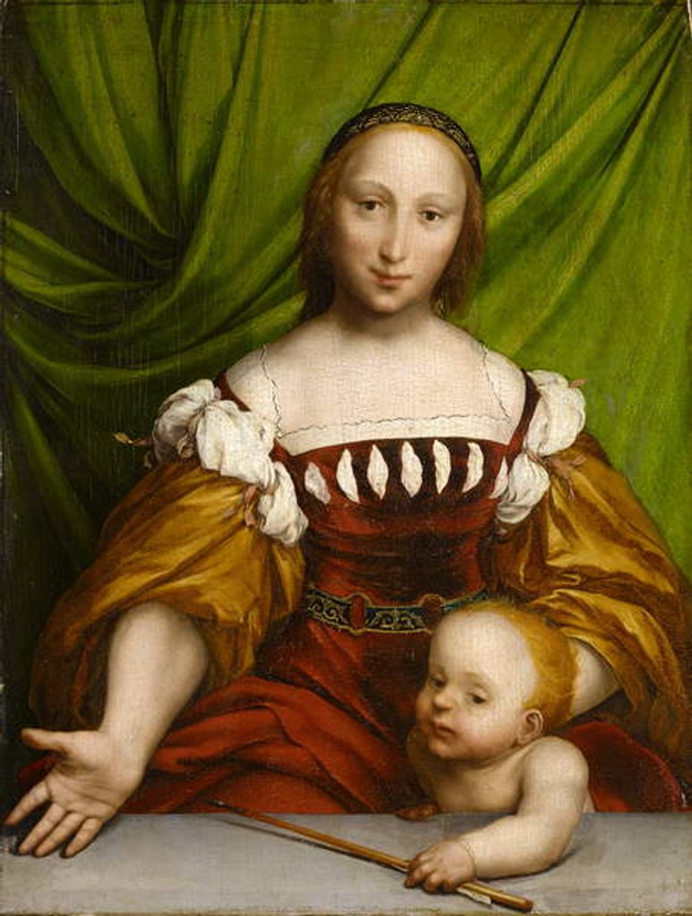 Detail of Venus with Cupid, 1526-28 by Hans Holbein the Younger