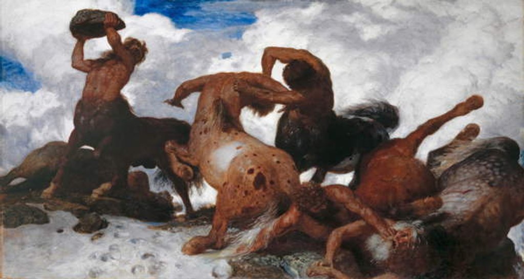 Detail of Battle of the Centaurs, 1872-73 by Arnold Bocklin