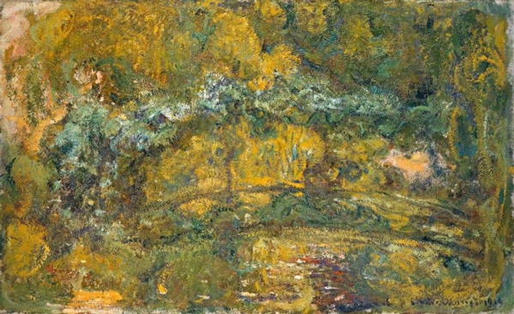 Detail of The Footbridge over the Water-Lily Pond, 1919 by Claude Monet