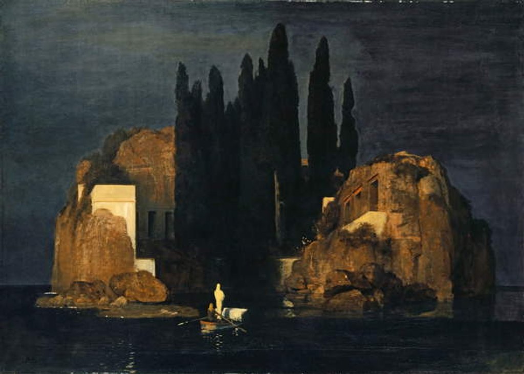 Detail of The Isle of the Dead, 1880 by Arnold Bocklin
