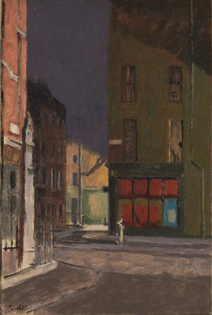 Detail of Maple Street, London, c.1915-23 by Walter Richard Sickert