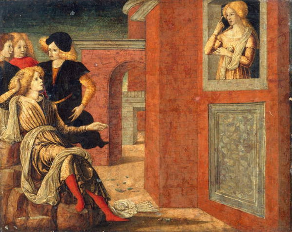 Detail of Scene from a Novella, c.1475 by Liberale da Verona