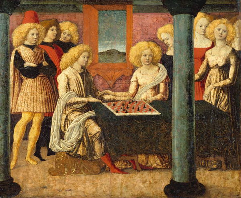 Detail of The Chess Players, c.1475 by Liberale da Verona