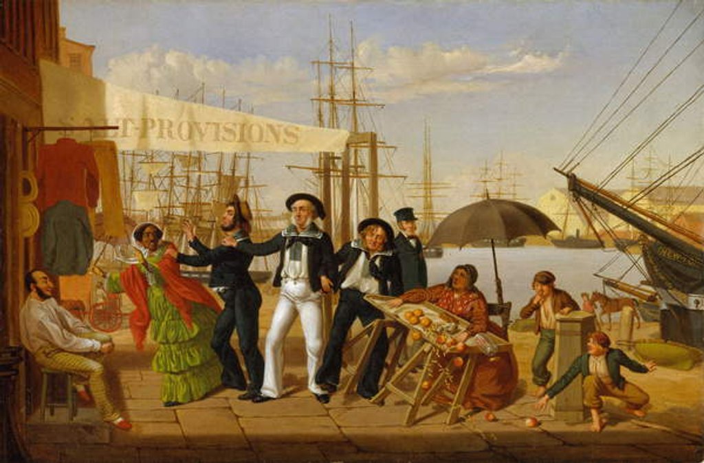 Detail of After a Long Cruise, 1857 by John Carlin