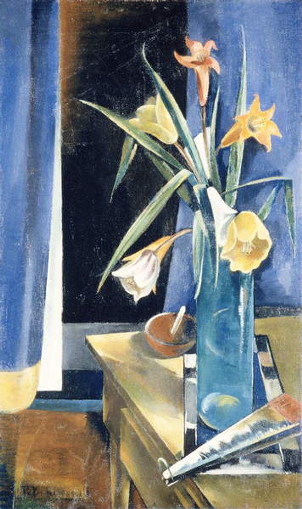 Detail of Vase of Flowers, c.1926 by Preston Dickinson
