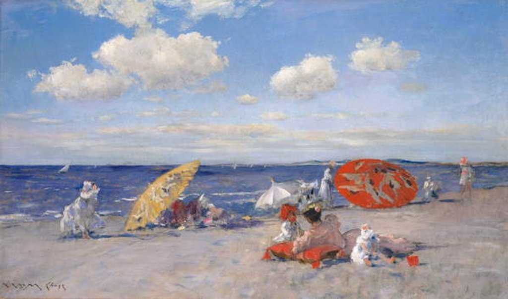 Detail of At the Seaside, c.1892 by William Merritt Chase