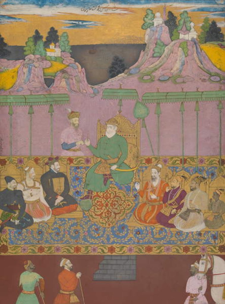 Detail of The House of Bijapur, c.1680 by Deccani School