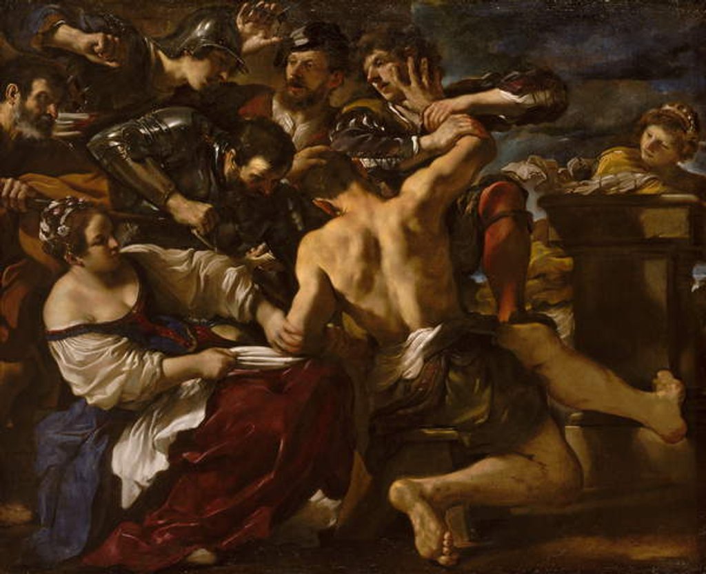 Detail of Samson Captured by the Philistines, 1619 by Guercino (1591-1666)